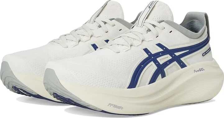 ASICS GEL-Nimbus 27 ATC Men's Running Shoes Birch/Indigo Blue : 14 D - Medium