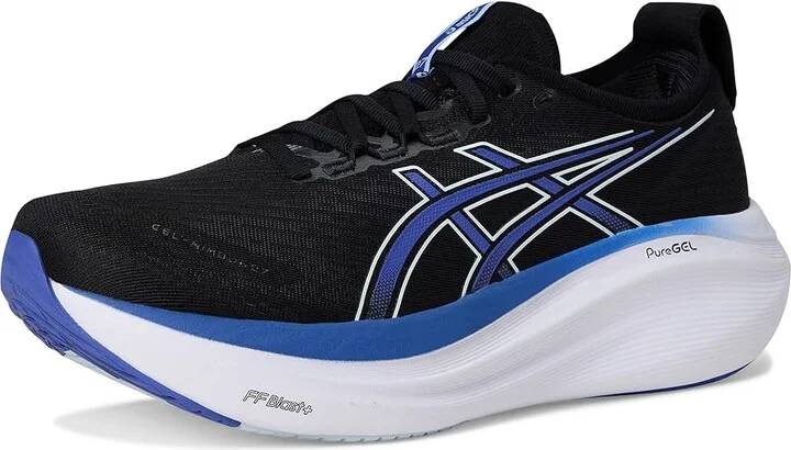 ASICS GEL-Nimbus 27 Men's Running Shoes Black/Dark Cobalt : 10 D - Medium, Textile - Image 5