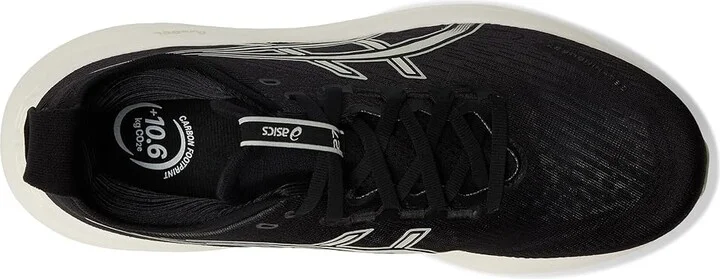 ASICS GEL-Nimbus 27 Men's Running Shoes Black/Lake Grey : 10 D - Medium, Textile - Image 2