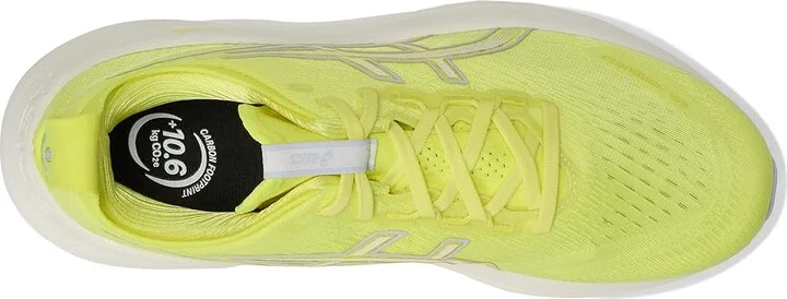 ASICS GEL-Nimbus 27 Men's Running Shoes Citron/Cream : 11.5 D - Medium, Textile - Image 2