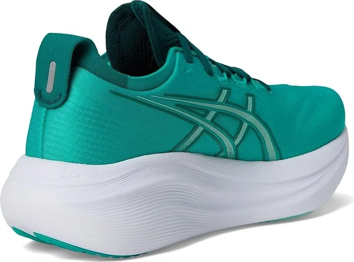 ASICS GEL-Nimbus 27 Men's Running Shoes Wave Teal/Saxon Green : 13 D - Medium, Textile - Image 4