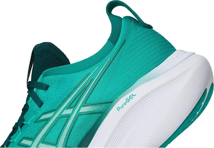 ASICS GEL-Nimbus 27 Men's Running Shoes Wave Teal/Saxon Green : 13 D - Medium, Textile - Image 7