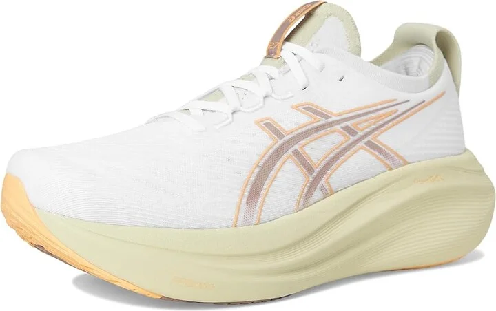 ASICS GEL-Nimbus 27 Men's Running Shoes White/Fawn : 10 D - Medium, Textile - Image 5
