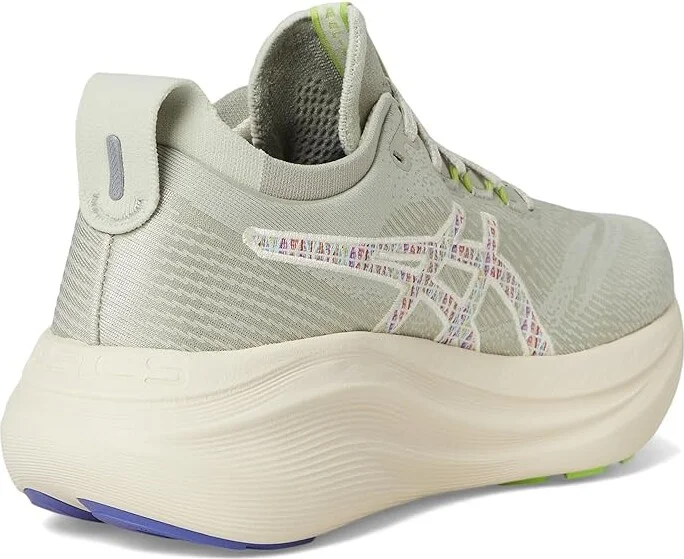 ASICS GEL-Nimbus 27 Trail Men's Running Shoes Nature Bathing/Lime Green : 10 D - Medium, Synthetic - Image 4