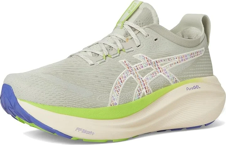 ASICS GEL-Nimbus 27 Trail Men's Running Shoes Nature Bathing/Lime Green : 10 D - Medium, Synthetic - Image 5