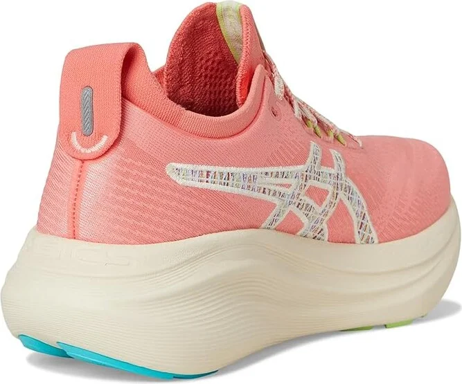ASICS GEL-Nimbus 27 Trail Women's Running Shoes Nature Bathing/Guava : 6.5 B - Medium, Synthetic - Image 4