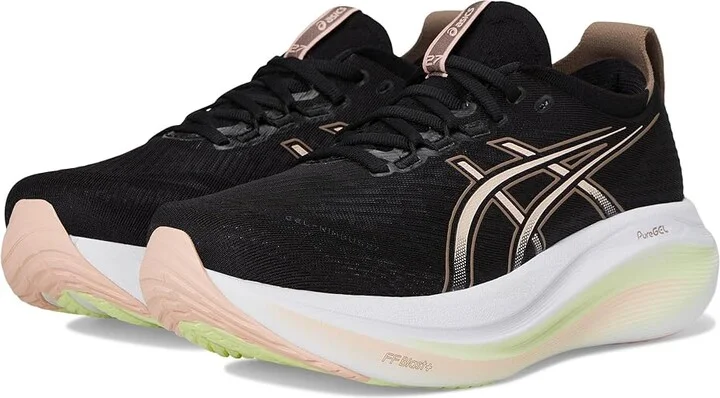 ASICS GEL-Nimbus 27 Women's Running Shoes Black/Breeze : 9.5 B - Medium, Textile