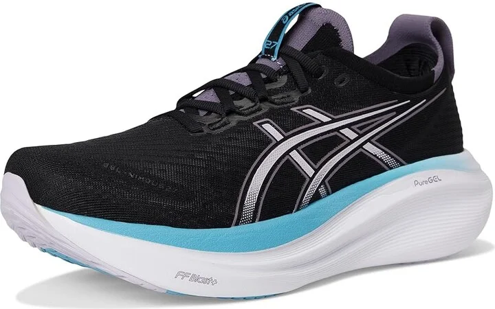 ASICS GEL-Nimbus 27 Women's Running Shoes Black/Dusk Violet : 9 B - Medium, Textile - Image 5