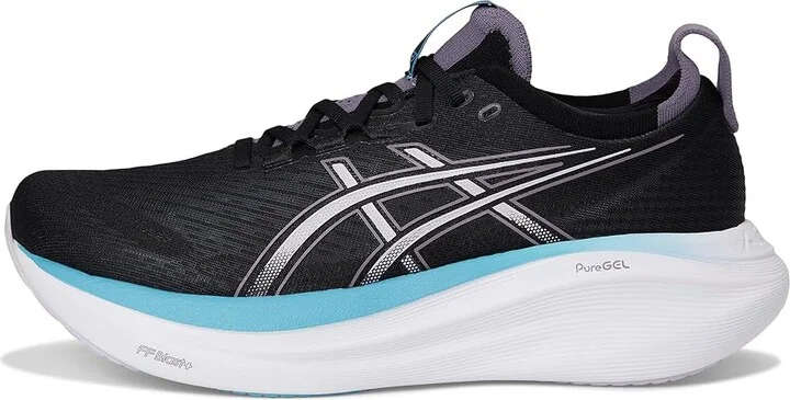 ASICS GEL-Nimbus 27 Women's Running Shoes Black/Dusk Violet : 9 B - Medium, Textile - Image 6