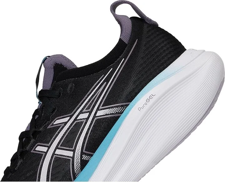 ASICS GEL-Nimbus 27 Women's Running Shoes Black/Dusk Violet : 9 B - Medium, Textile - Image 7