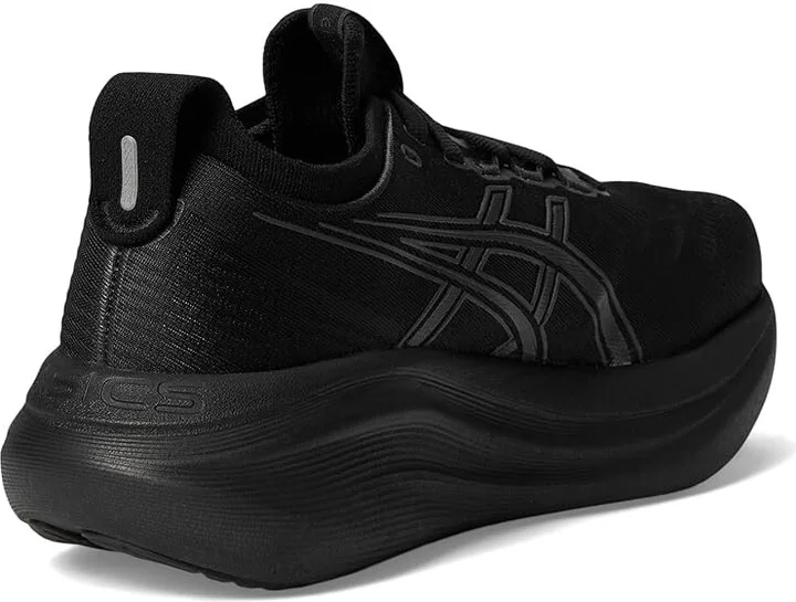 ASICS GEL-Nimbus 27 Women's Running Shoes Black/Graphite Grey : 5 D - Wide, Textile - Image 4