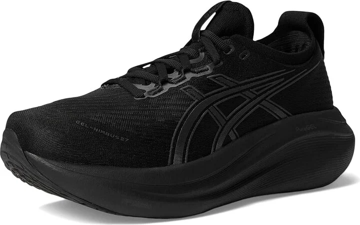 ASICS GEL-Nimbus 27 Women's Running Shoes Black/Graphite Grey : 5 D - Wide, Textile - Image 5