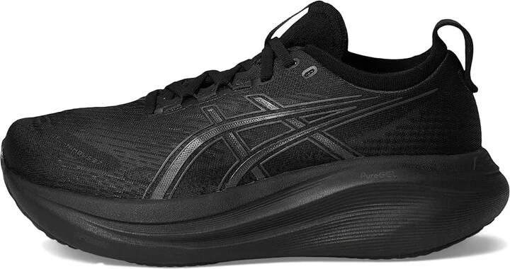 ASICS GEL-Nimbus 27 Women's Running Shoes Black/Graphite Grey : 5 D - Wide, Textile - Image 6
