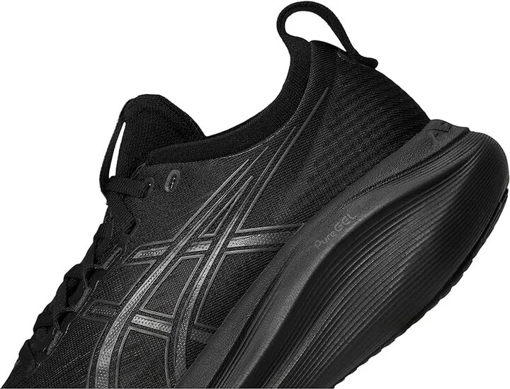 ASICS GEL-Nimbus 27 Women's Running Shoes Black/Graphite Grey : 5 D - Wide, Textile - Image 7