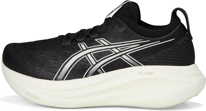ASICS GEL-Nimbus 27 Women's Running Shoes Black/Lake Grey : 6.5 D - Wide, Textile - Image 6