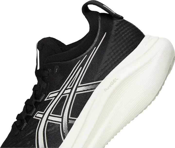 ASICS GEL-Nimbus 27 Women's Running Shoes Black/Lake Grey : 6.5 D - Wide, Textile - Image 7