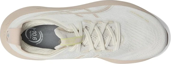 ASICS GEL-Nimbus 27 Women's Running Shoes Cream/Mineral Beige : 13 B - Medium, Textile - Image 2