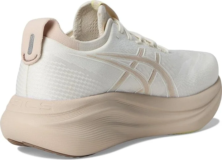 ASICS GEL-Nimbus 27 Women's Running Shoes Cream/Mineral Beige : 13 B - Medium, Textile - Image 4