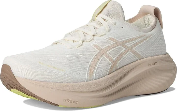 ASICS GEL-Nimbus 27 Women's Running Shoes Cream/Mineral Beige : 13 B - Medium, Textile - Image 5