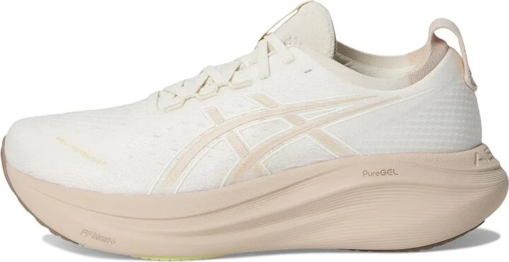 ASICS GEL-Nimbus 27 Women's Running Shoes Cream/Mineral Beige : 13 B - Medium, Textile - Image 6
