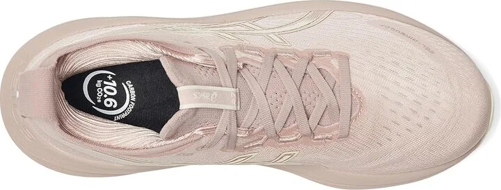 ASICS GEL-Nimbus 27 Women's Running Shoes Fawn/Birch : 10 B - Medium, Textile - Image 2