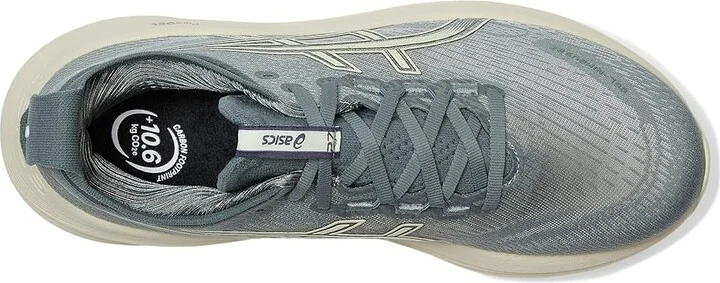 ASICS GEL-Nimbus 27 Women's Running Shoes Monument Blue/Whisper Green : 6 B - Medium, Textile - Image 2
