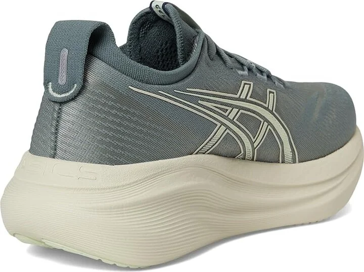 ASICS GEL-Nimbus 27 Women's Running Shoes Monument Blue/Whisper Green : 6 B - Medium, Textile - Image 4