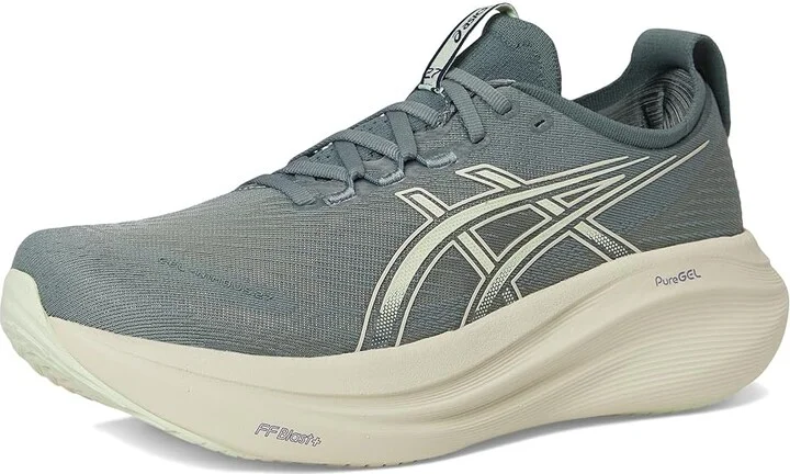 ASICS GEL-Nimbus 27 Women's Running Shoes Monument Blue/Whisper Green : 6 B - Medium, Textile - Image 5