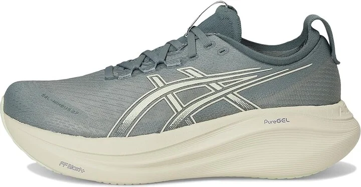 ASICS GEL-Nimbus 27 Women's Running Shoes Monument Blue/Whisper Green : 6 B - Medium, Textile - Image 6