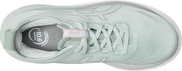 ASICS GEL-Nimbus 27 Women's Running Shoes Pure Aqua/White : 9.5 B - Medium, Textile - Image 2