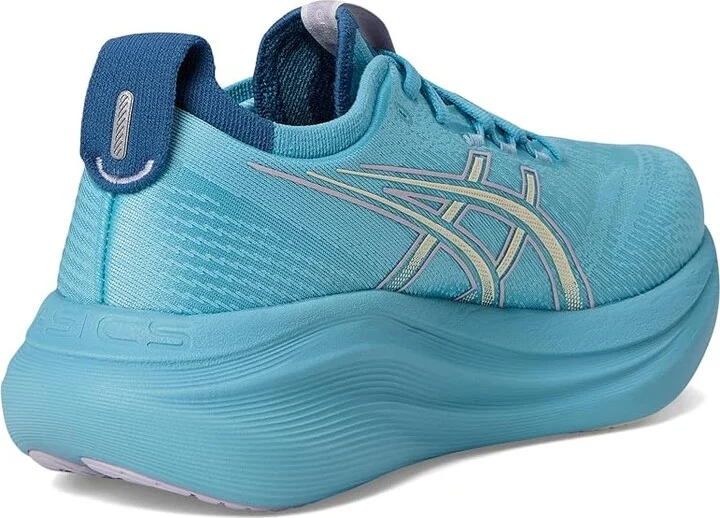 ASICS GEL-Nimbus 27 Women's Running Shoes Stillwater/Cream : 6 B - Medium, Textile - Image 4