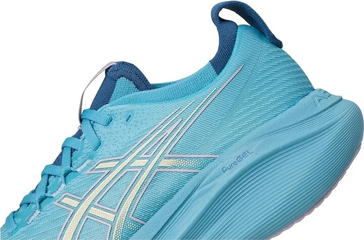 ASICS GEL-Nimbus 27 Women's Running Shoes Stillwater/Cream : 6 B - Medium, Textile - Image 7