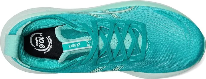 ASICS GEL-Nimbus 27 Women's Running Shoes Wave Teal/Illuminate Mint : 8 B - Medium, Textile - Image 2