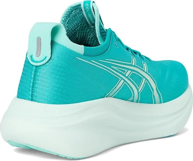 ASICS GEL-Nimbus 27 Women's Running Shoes Wave Teal/Illuminate Mint : 8 B - Medium, Textile - Image 4