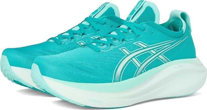 ASICS GEL-Nimbus 27 Women's Running Shoes Wave Teal/Illuminate Mint : 8 B - Medium, Textile