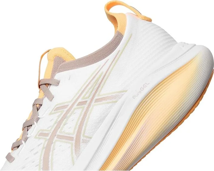 ASICS GEL-Nimbus 27 Women's Running Shoes White/Fawn : 9 B - Medium, Textile - Image 7