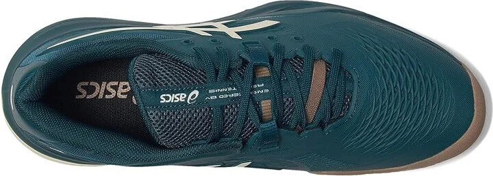 ASICS Gel-Resolution X Clay Men's Tennis Shoes Saxon Green/Birch : 13 D - Medium, Synthetic - Image 2