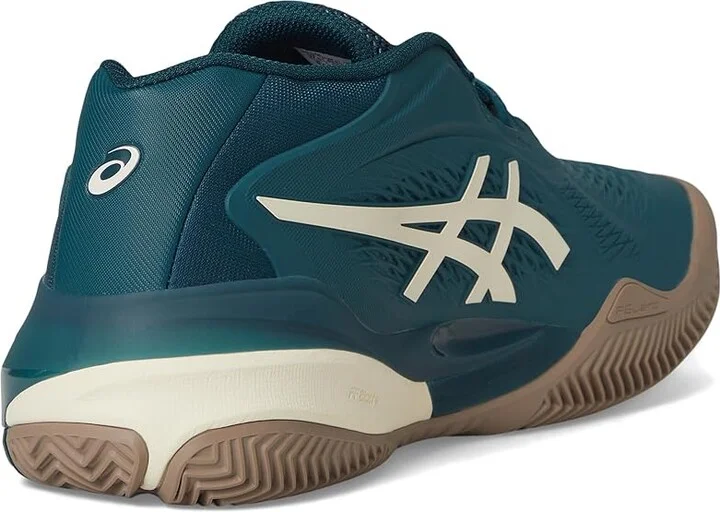 ASICS Gel-Resolution X Clay Men's Tennis Shoes Saxon Green/Birch : 13 D - Medium, Synthetic - Image 4
