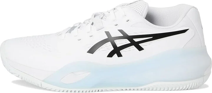 ASICS Gel-Resolution X Clay Men's Tennis Shoes White/Black : 13 D - Medium, Synthetic - Image 6