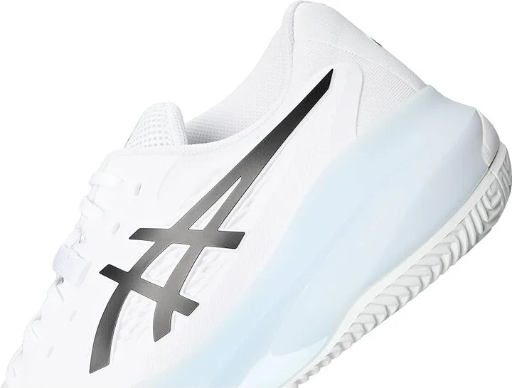 ASICS Gel-Resolution X Clay Men's Tennis Shoes White/Black : 13 D - Medium, Synthetic - Image 7
