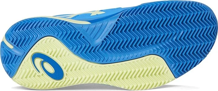 ASICS Gel-Resolution X Clay Women's Tennis Shoes Blue Coast/Huddle Yellow : 8 B - Medium, Synthetic - Image 3