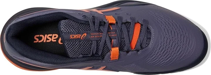 ASICS Gel-Resolution X Men's Tennis Shoes Greyish Purple/Nova Orange : 12 D - Medium - Image 2