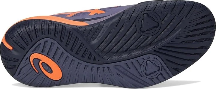 ASICS Gel-Resolution X Men's Tennis Shoes Greyish Purple/Nova Orange : 12 D - Medium - Image 3