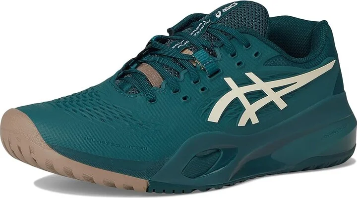 ASICS Gel-Resolution X Men's Tennis Shoes Saxon Green/Birch : 12.5 D - Medium - Image 5