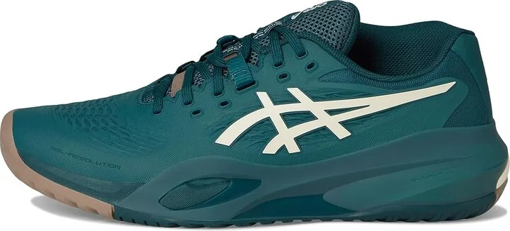 ASICS Gel-Resolution X Men's Tennis Shoes Saxon Green/Birch : 12.5 D - Medium - Image 6