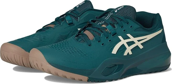 ASICS Gel-Resolution X Men's Tennis Shoes Saxon Green/Birch : 12.5 D - Medium
