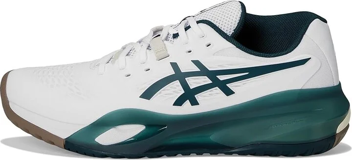 ASICS Gel-Resolution X Men's Tennis Shoes White/Saxon Green : 13 D - Medium - Image 6