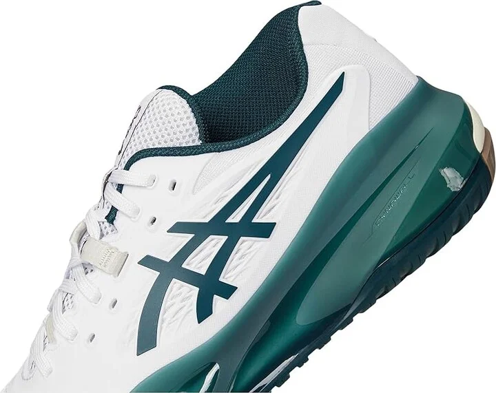 ASICS Gel-Resolution X Men's Tennis Shoes White/Saxon Green : 13 D - Medium - Image 7