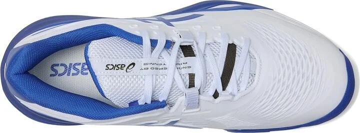 ASICS Gel-Resolution X Wide Men's Cross Training Shoes White/Dark Cobalt : 12 EE - Wide, Synthetic - Image 2