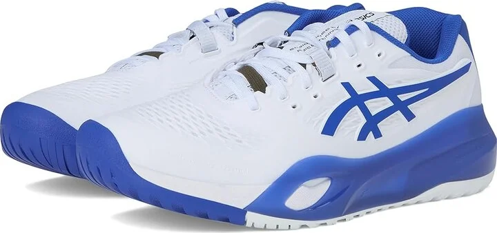 ASICS Gel-Resolution X Wide Men's Cross Training Shoes White/Dark Cobalt : 12 EE - Wide, Synthetic
